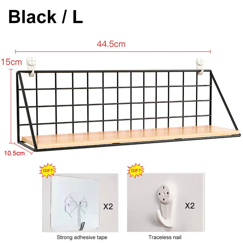 Wall-Mounted Spice Rack Organizer