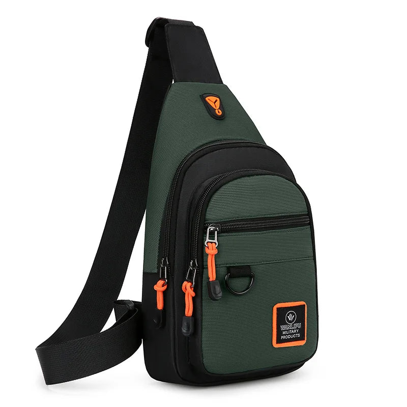 Men's Outdoor Sling Bag – Waterproof Crossbody Chest Bag