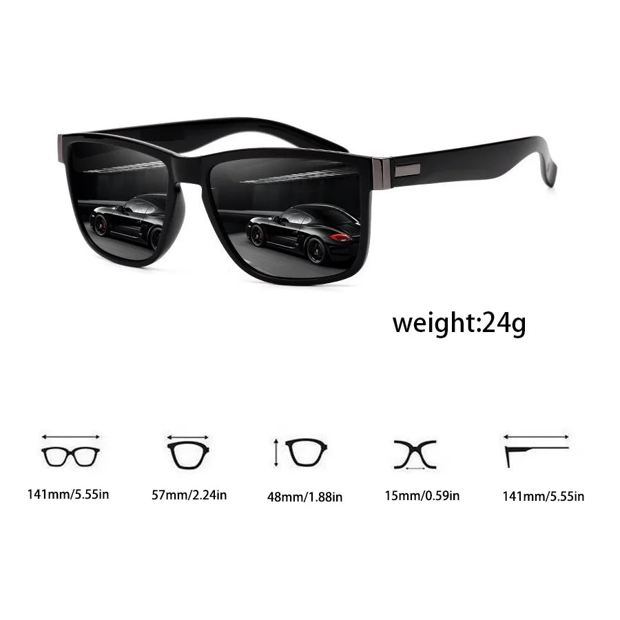 3-Pack Classic Square UV400 Sunglasses