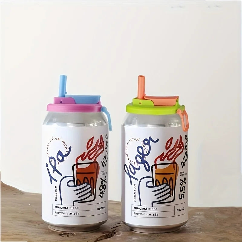 Reusable Soda Can Lid with Straw – Soft Drink Can Cover
