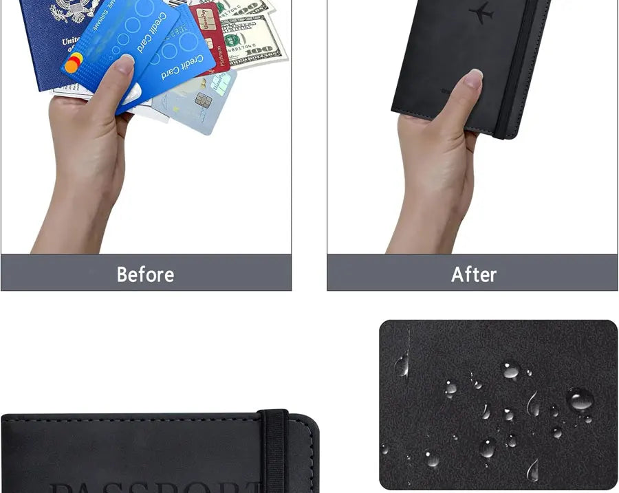 Travel Passport Holder & Organizer Wallet