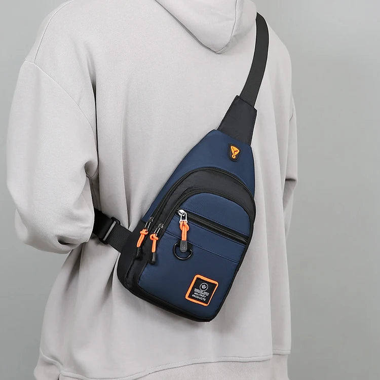 Men's Outdoor Sling Bag – Waterproof Crossbody Chest Bag
