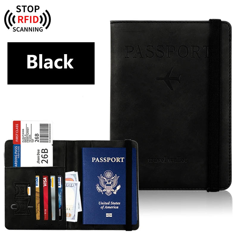 Travel Passport Holder & Organizer Wallet