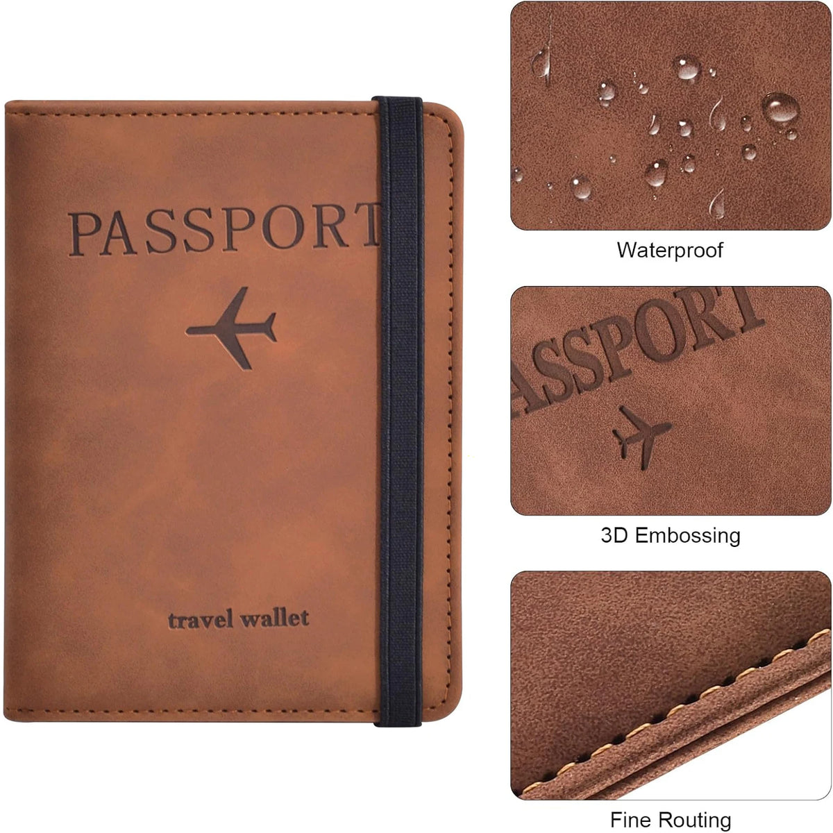 Travel Passport Holder & Organizer Wallet