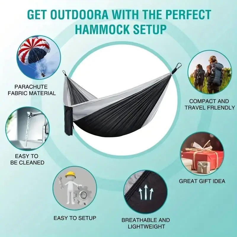 Portable Camping Hammock - Lightweight Outdoor Hammock