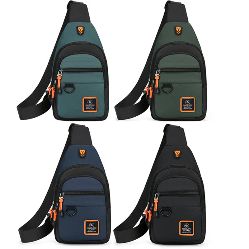 Men's Outdoor Sling Bag – Waterproof Crossbody Chest Bag