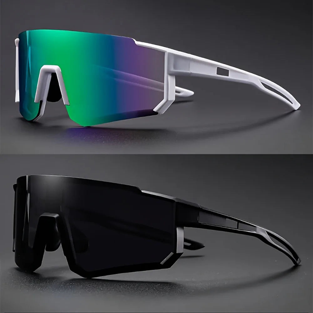 Oversized Cycling Sunglasses – Windproof Road & Bike Riding Eyewear