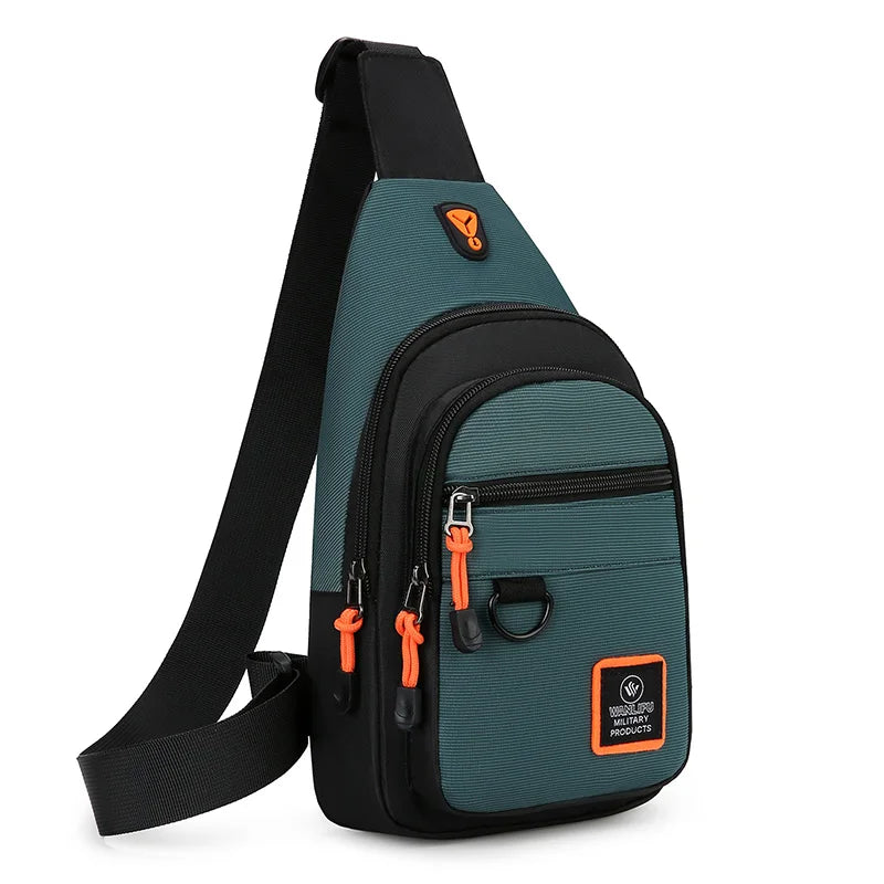 Men's Outdoor Sling Bag – Waterproof Crossbody Chest Bag