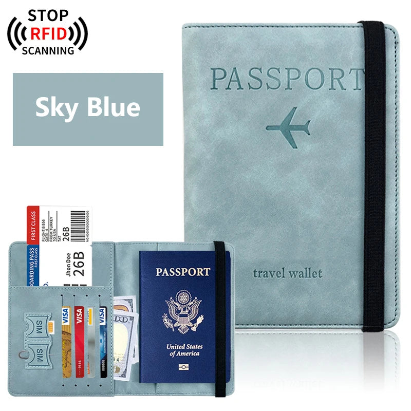 Travel Passport Holder & Organizer Wallet