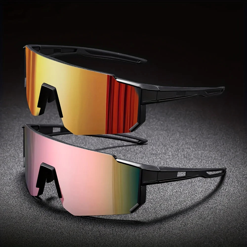 Oversized Cycling Sunglasses – Windproof Road & Bike Riding Eyewear