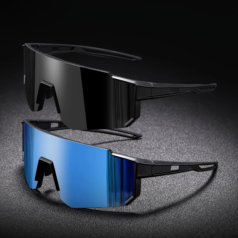 Oversized Cycling Sunglasses – Windproof Road & Bike Riding Eyewear