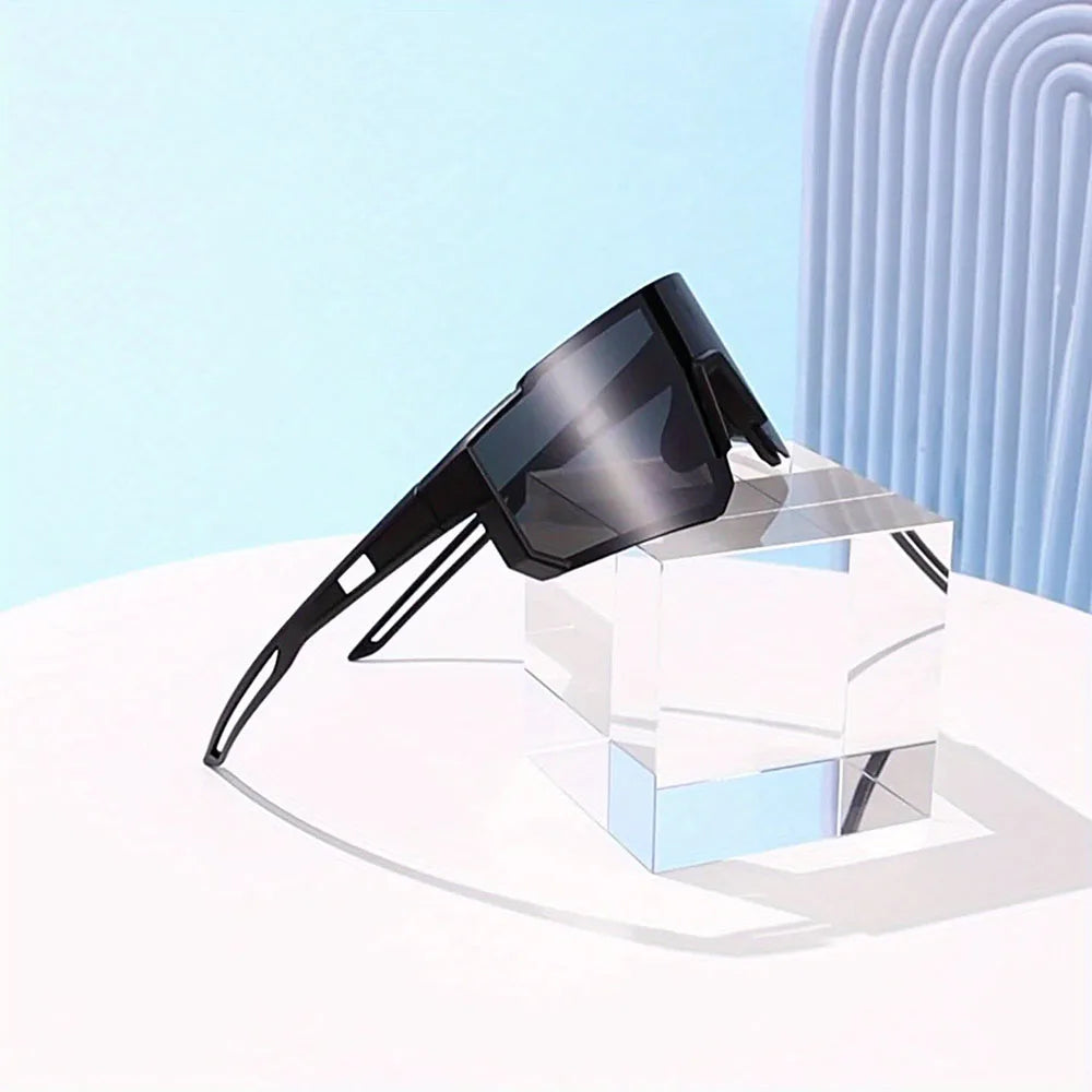 Oversized Cycling Sunglasses – Windproof Road & Bike Riding Eyewear