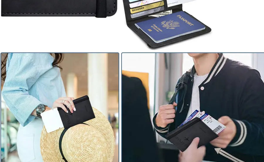 Travel Passport Holder & Organizer Wallet