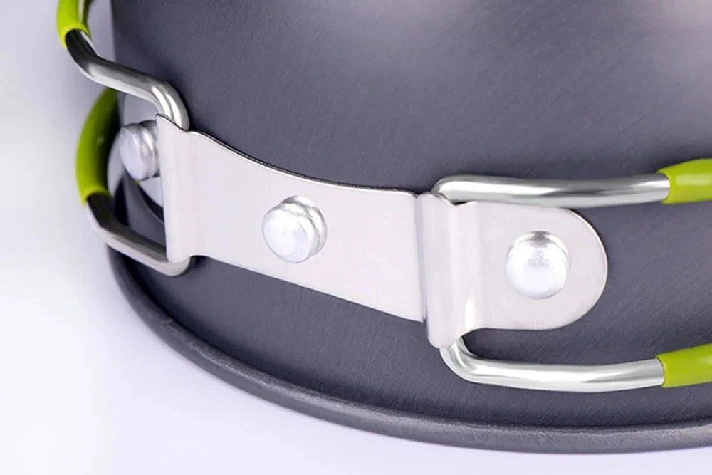 Lightweight Camping Cookware Set - Portable Pot & Pan Kit