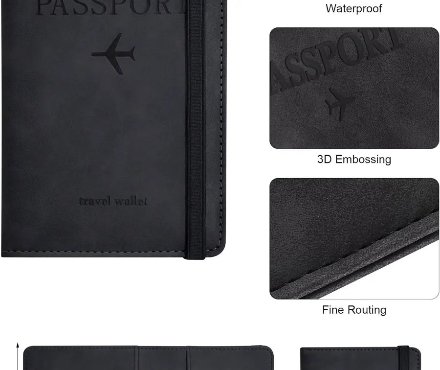 Travel Passport Holder & Organizer Wallet