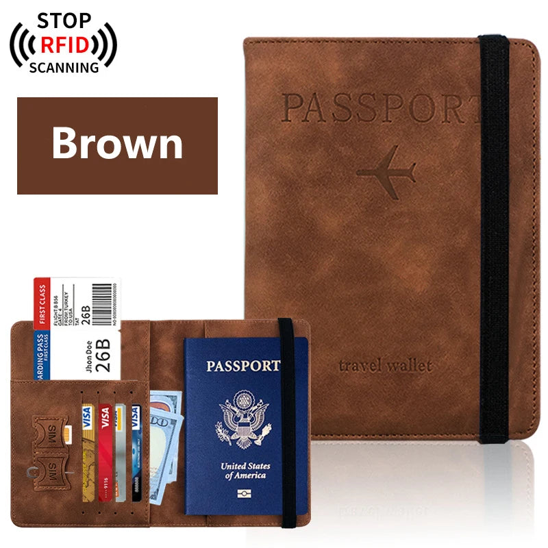 Travel Passport Holder & Organizer Wallet